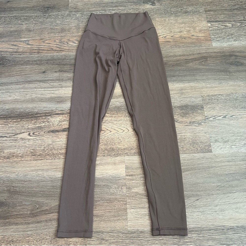 Aerie OFFLINE Real Me Leggings Brown Size S Long High Rise Workout Yoga Pilates